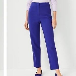 NWT Ann Taylor The Petite Slim Pant in ultra violet